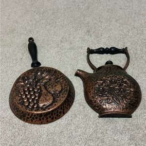 Vintage HOMCO Home Kitchen Wall Decor 1970’s - Coffee Pot Teapot Skillet USA